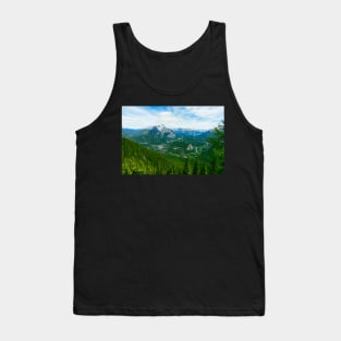 The Rocky mountains on a spring day Tank Top